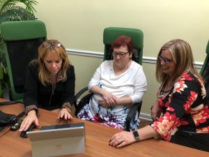 Kathy MacKinnon, Barbara Ferrell, and Shawn Pugh