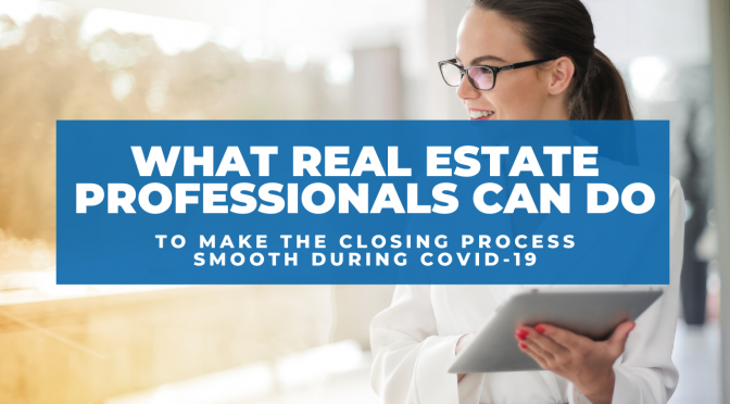 what real estate professionals can do