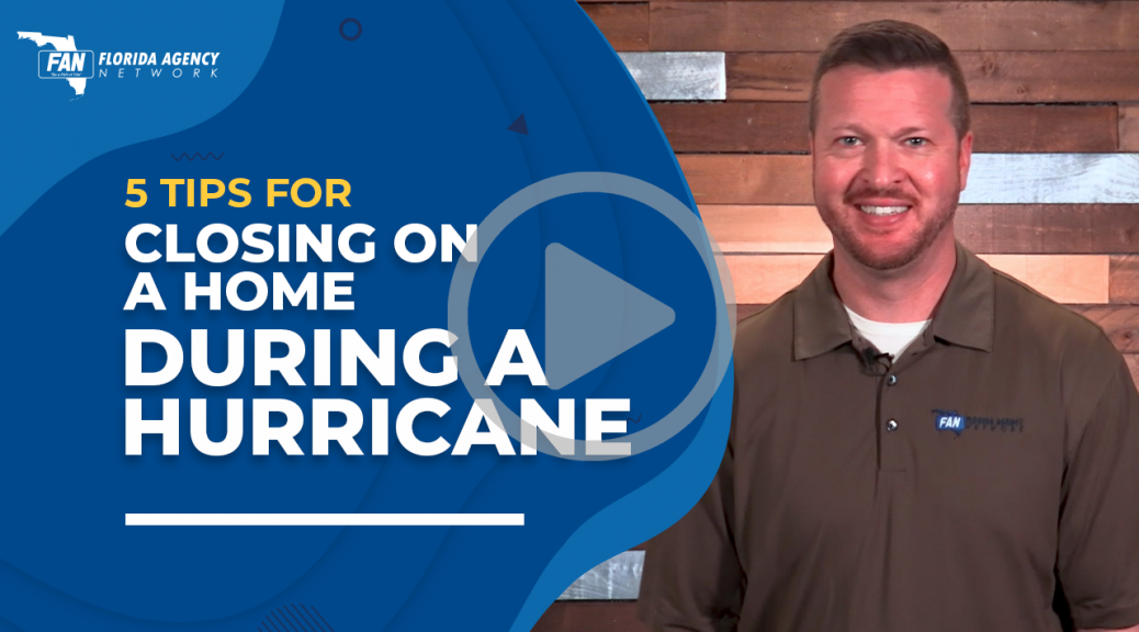 Tips for Closing on Your Home During a Hurricane or Tropical Storm